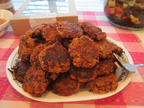 Sweet potato latkes